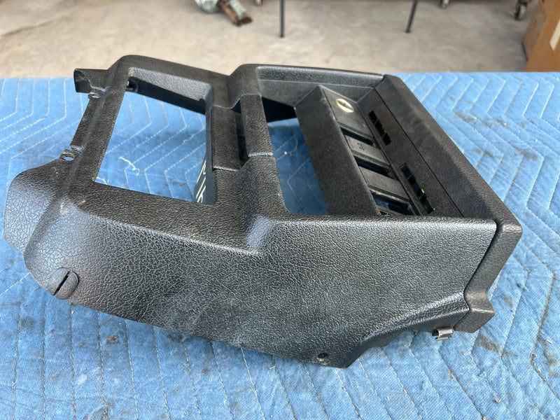 1986-1993 Volvo 240 244 245 Center Dash Trim Radio Surround Black OEM #4379EM