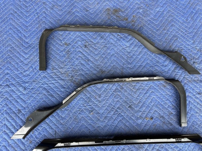 1993-1997 Volvo 850 850R Door Sill Scuff Panel Trim Set Of 4 Charcoal OEM #4442E