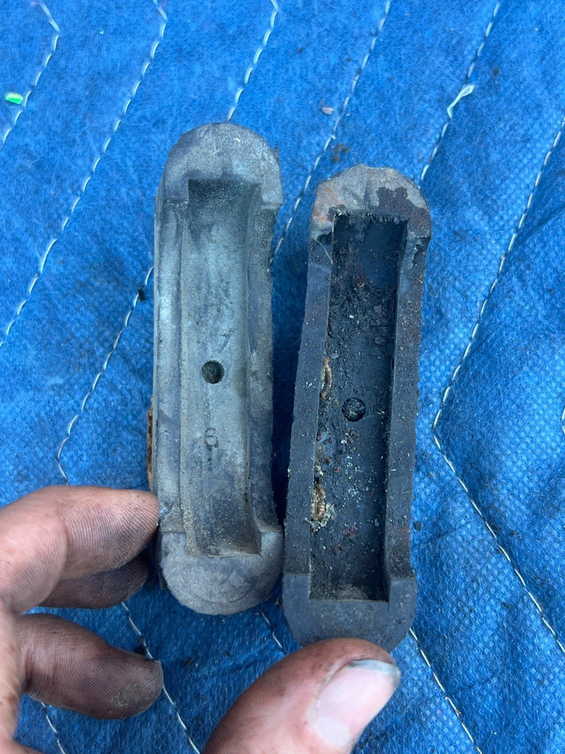 1986-1993 Volvo 240 244 245 Lower Radiator Mount Rubber Bumper Pair OEM #4202EM