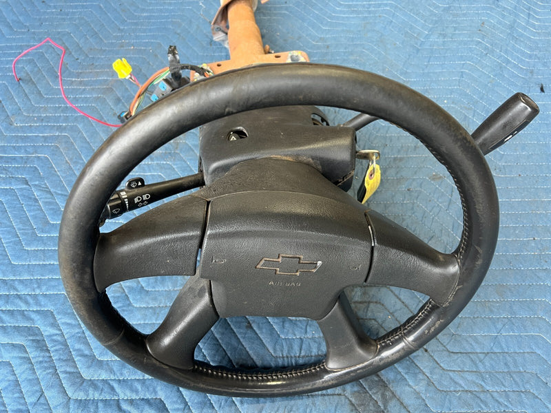 1999-2007 Chevy Silverado Steering Column w/ Ignition & Stalks OEM #1599CN