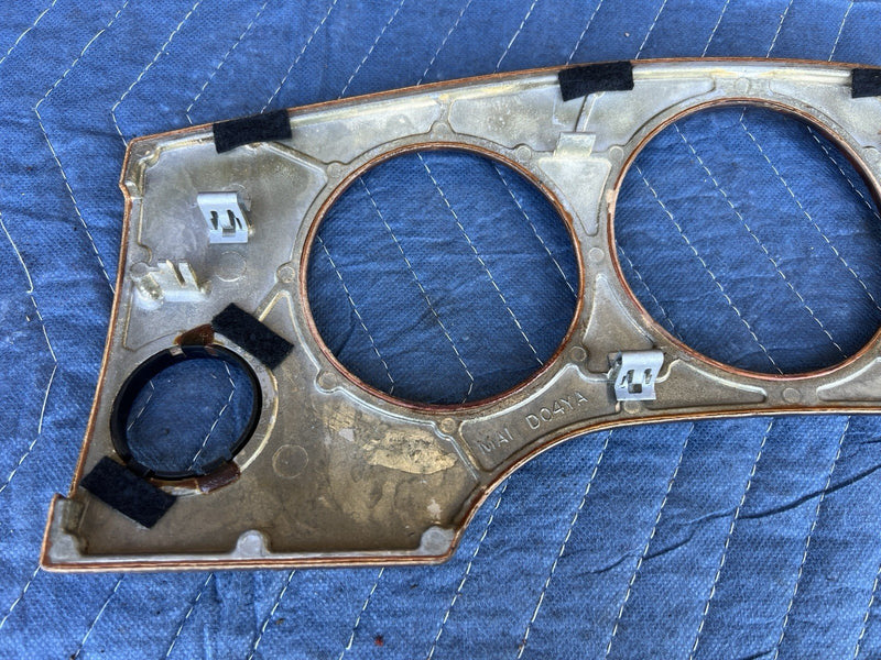 1998-2003 Jaguar XJR XJ8 X308 Gauge Cluster Surround Wood Bezel Dash OEM #4687E