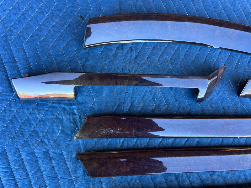 2000-2005 BMW 330xi 325xi E46 Front Dash Wood Trim Molding Set OEM #4825EM
