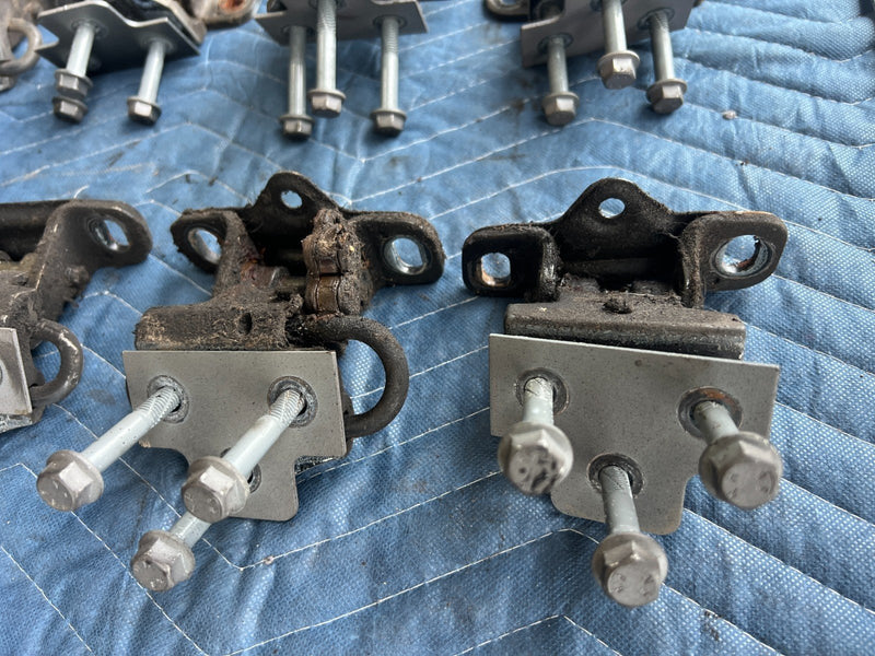 1989-1995 Volvo 740 940 Sedan Door Hinge RH LH Full Set w/ Hardware OEM #3691EM