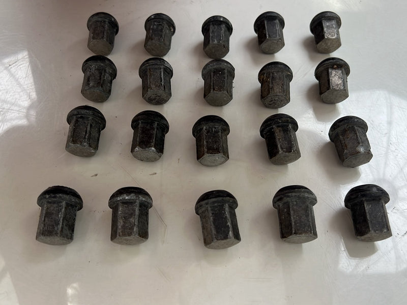 1983-1985 Porsche 944 Aluminum Wheel Stud Lug Nut Set of 20 OEM #5557EM