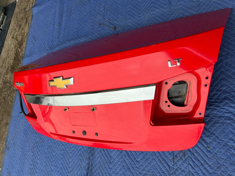 2012-2015 Chevy Cruze Red Painted Trunk Deck Lid Assembly OEM #2242CN