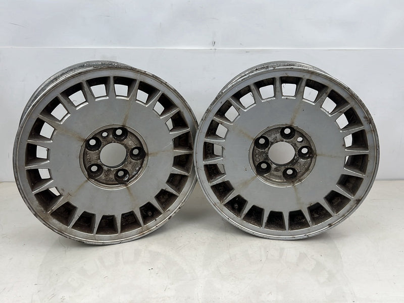 1990-1992 Volvo 740 745 940 6Jx15 15" Wheel Rim Pair 1359180 OEM #6497EM