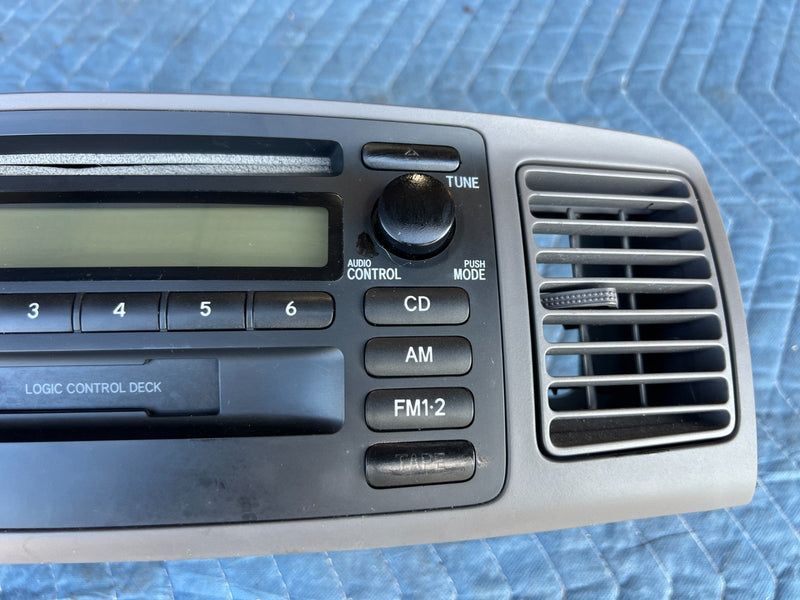 2003-2008 Toyota Corolla Dash Head Unit Radio Stereo CD Player OEM #3307EM