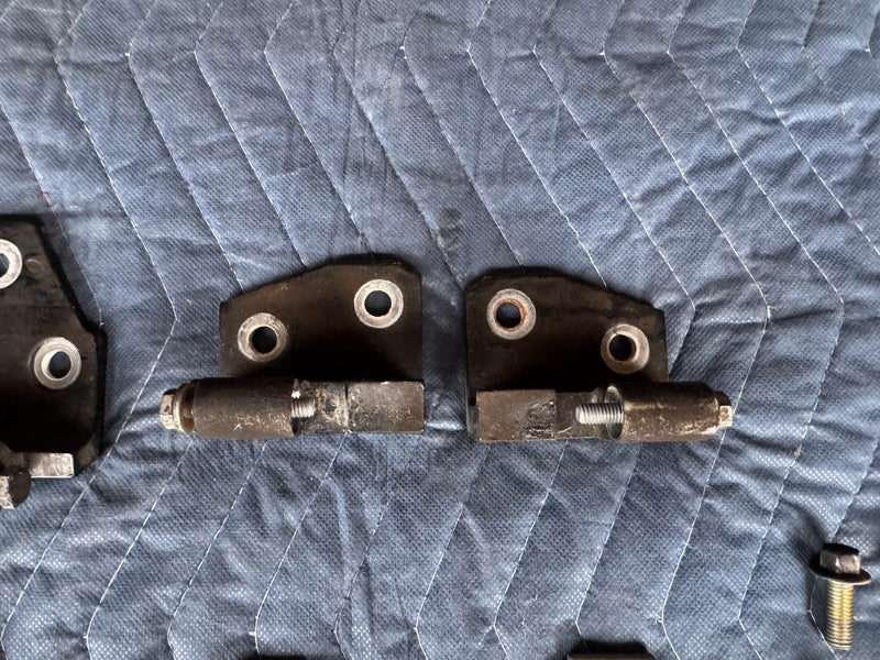 1998-2003 Jaguar XJR XJ8 X308 Front & Rear Door Hinge Set Of 4 Black OEM #4805E