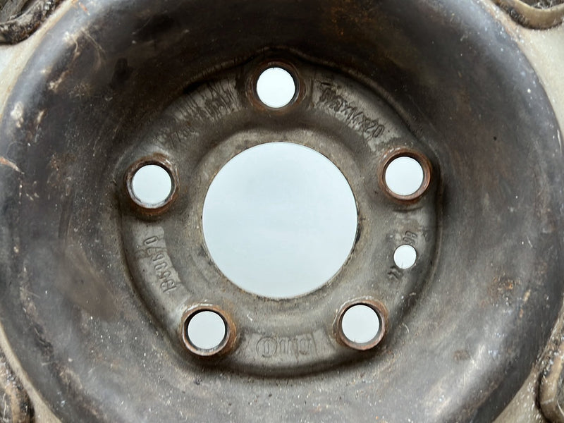 1975-1980 Volvo 244 240 14" Steel Wheel Rim Set of 4 5.5Jx14x20 OEM #5404EM