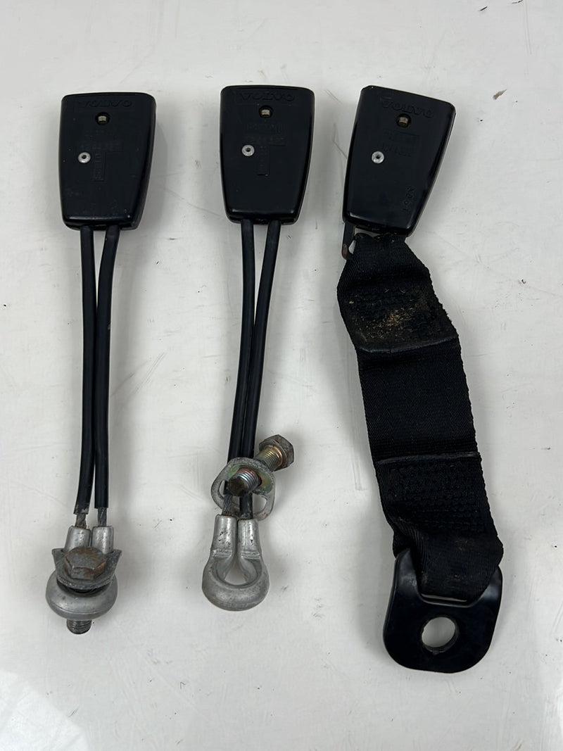 1975-1980 Volvo 244 240 Rear Seat Belt Buckle Set 1244320 OEM #5288EM
