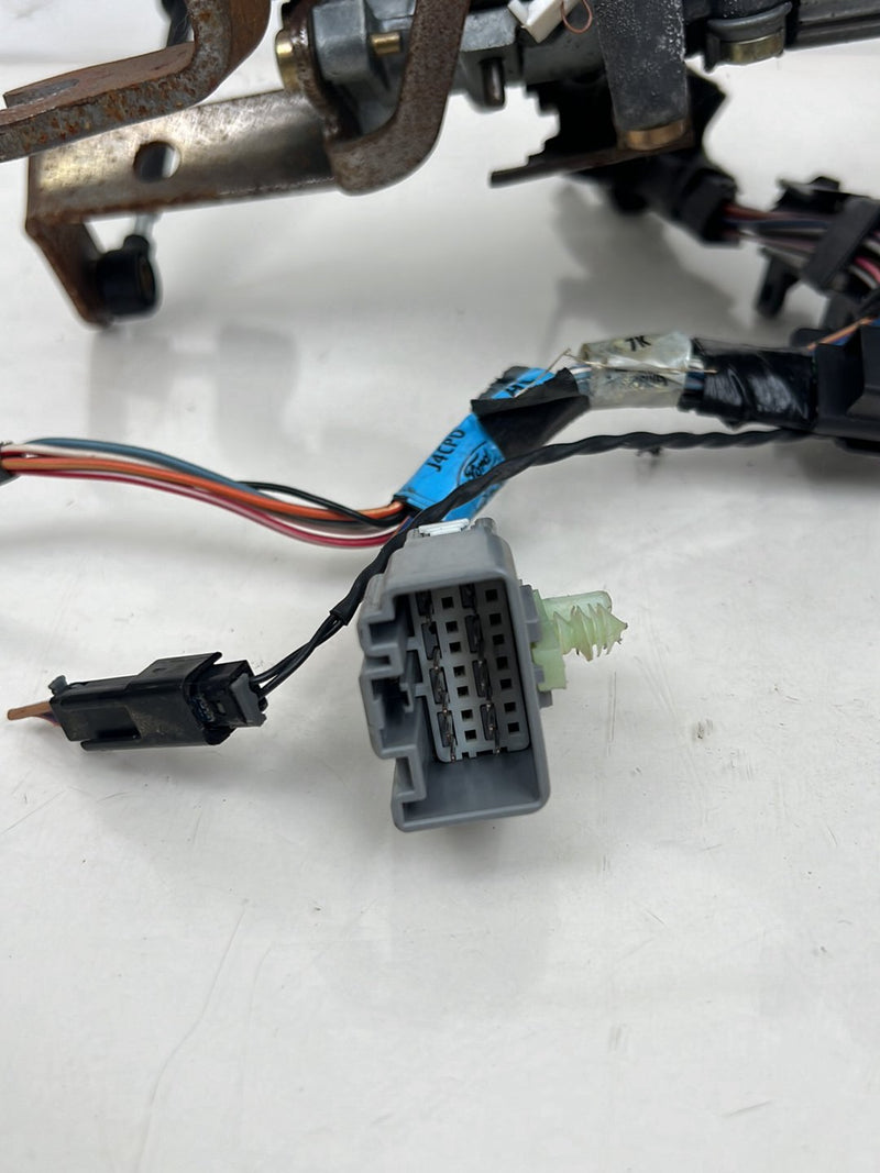 1993-2000 Ford Ranger Steering Column Wheel w/ Ignition, Stalks, & Key OEM #6022EM