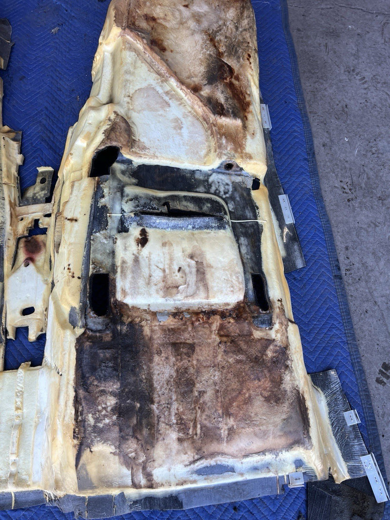 1998-2003 Jaguar XJR XJ8 X308 Sedan Molded Carpet Set Black Front & Rear #4673E