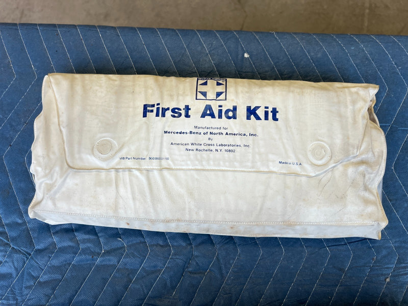 1986-1995 Mercedes 300D W124 Tan Emergency First Aid Kit & Trim Cover OE #2641EM