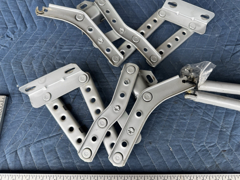 1986-1993 Volvo 240 244 Deck Lid Trunk Hinge Left & Right Pair Silver #4835E