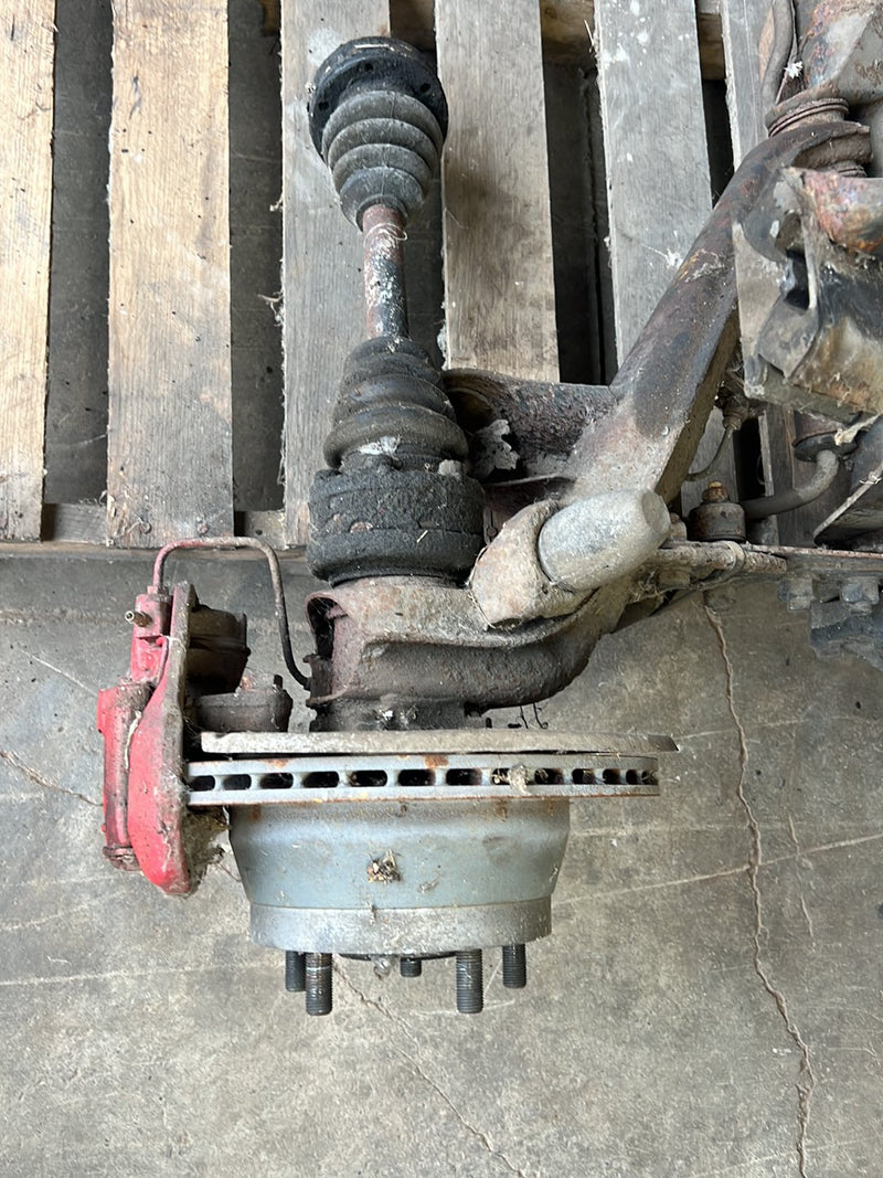 1983-1985 Porsche 944 Rear Subframe w/ Wheel Hub Knuckle Assembly OEM #5710EM
