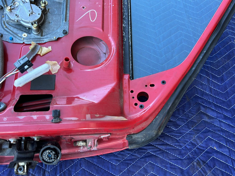 1993-1997 Volvo 850 Front Driver Left LH Door Assembly Red OEM