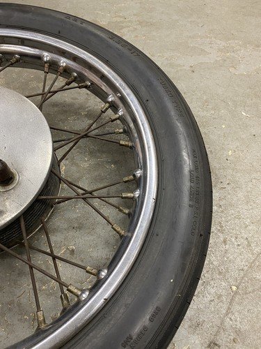 1966 Triumph Bonneville T120R T120 R 650 Trophy 17” TR6 Front Wheel Brake #1582E