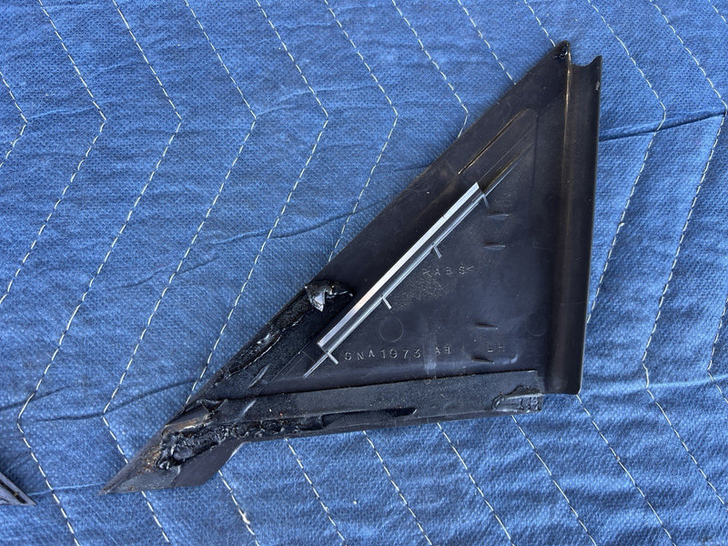 1998-2003 Jaguar XJR XJ8 Mirror Corner Door Trim Left & Right GNA1973AB #4584E