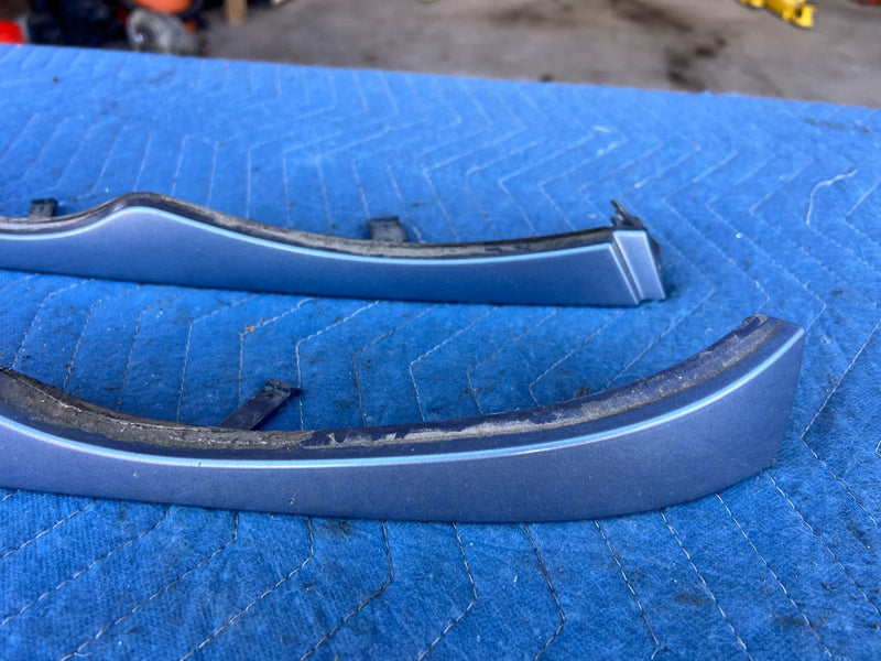 2002-2005 BMW 330xi 325xi E46 Right Left Headlight Molding Trim Blue OEM #4772EM