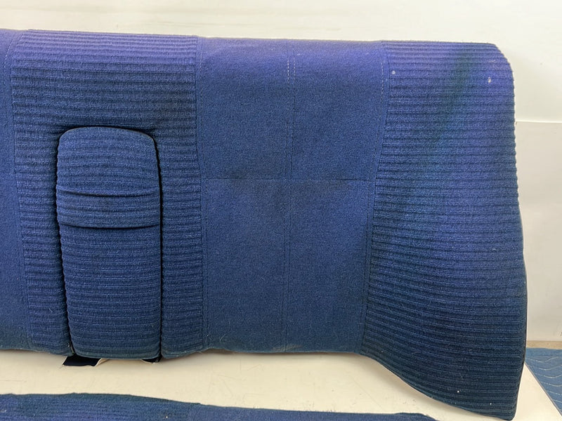 1975-1980 Volvo 244 240 *Sedan Only* Rear Bench Seat Blue Cloth OEM #5388EM