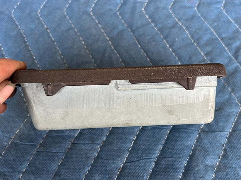 1983-1985 Porsche 944 Front Brown Ash Tray Coin Storage Compartment OEM #2435EM