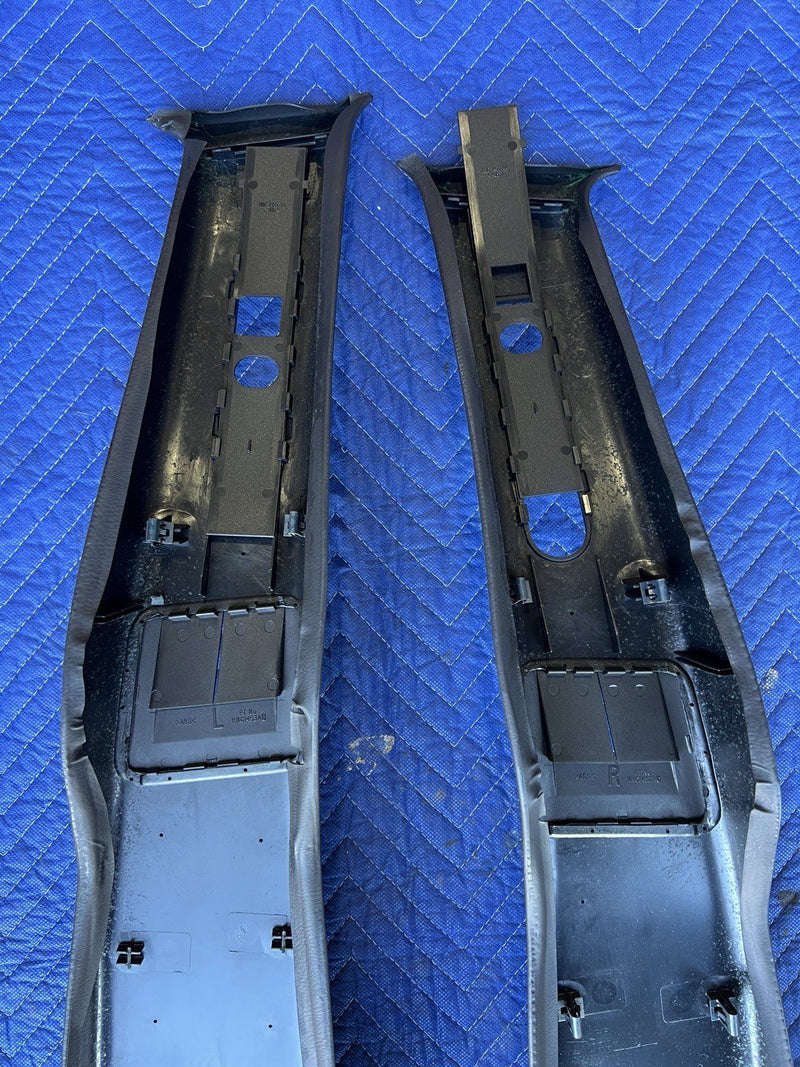 1998-2003 Jaguar XJR XJ8 X308 Left & Right Black B Pillar Trim Pair OEM #4630E