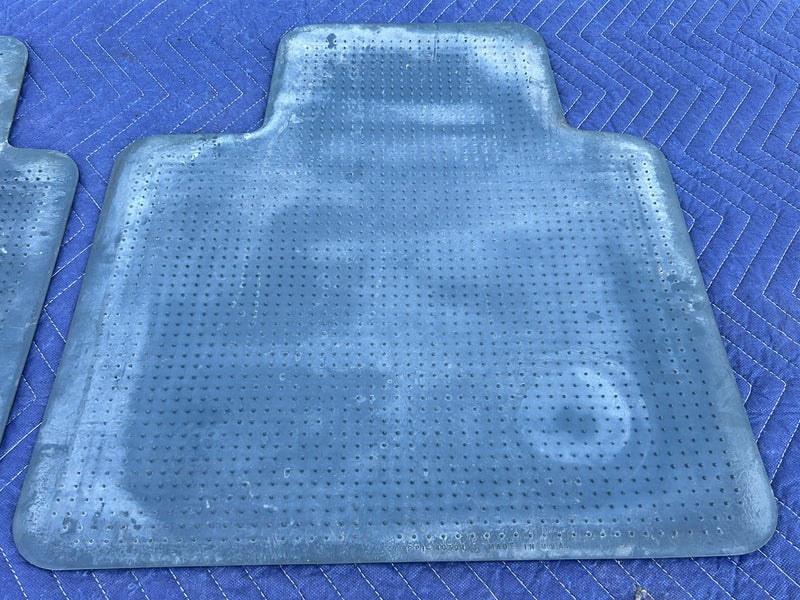 1988-1994 Chevrolet Silverado GMC Sierra OBS Rear Floor Mat Pair Blue OE #5507EM