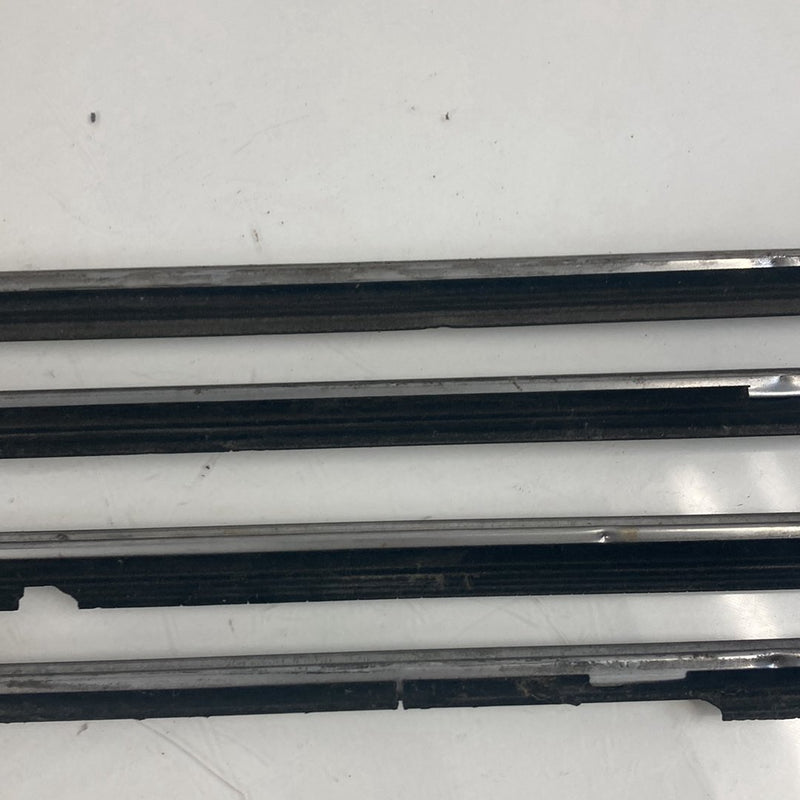 1975-1980 Volvo 244- Window Scraper Set of 4 Chrome Trim OEM #4902M