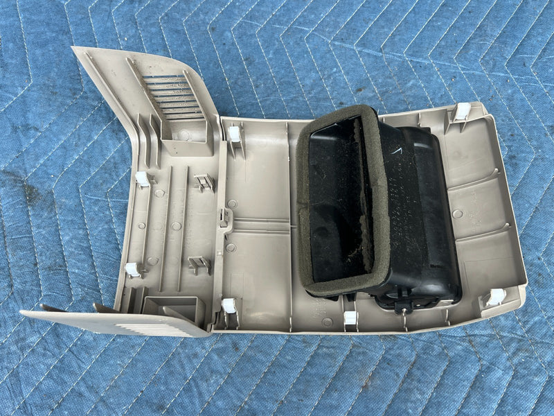 2002-2006 Toyota Camry Rear Center  Vent Console & Trim Bezel  Tan OE #73DU