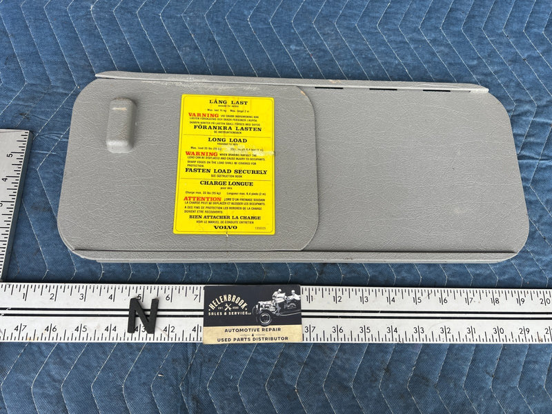 1989-1995 Volvo 740 940 Sedan Rear RH Pass Through Panel Trim 1350325 OE #3767EM