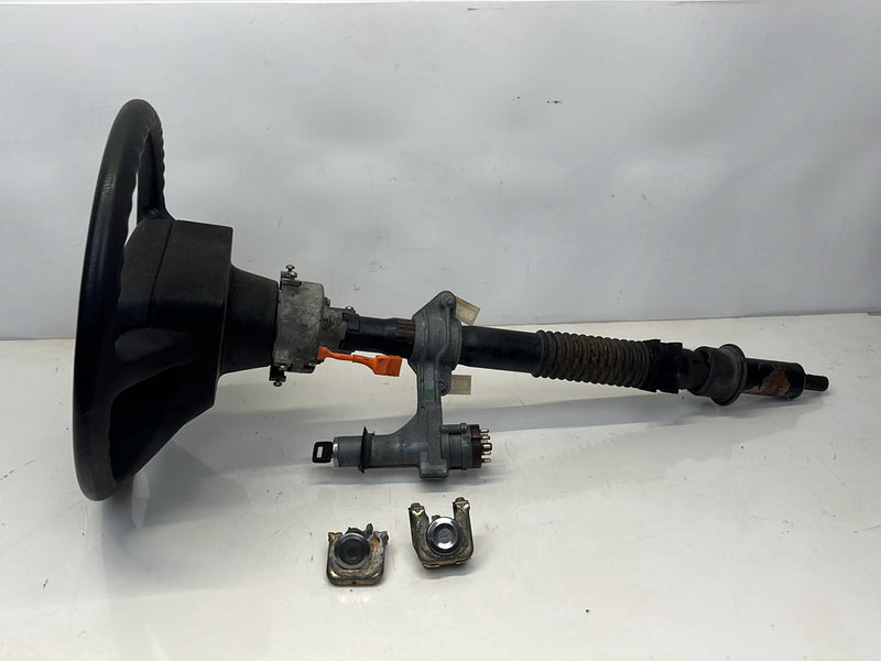 1986-1993 Volvo 240 244 Steering Wheel Column w/ Key + Door Lock Set OEM #5538EM