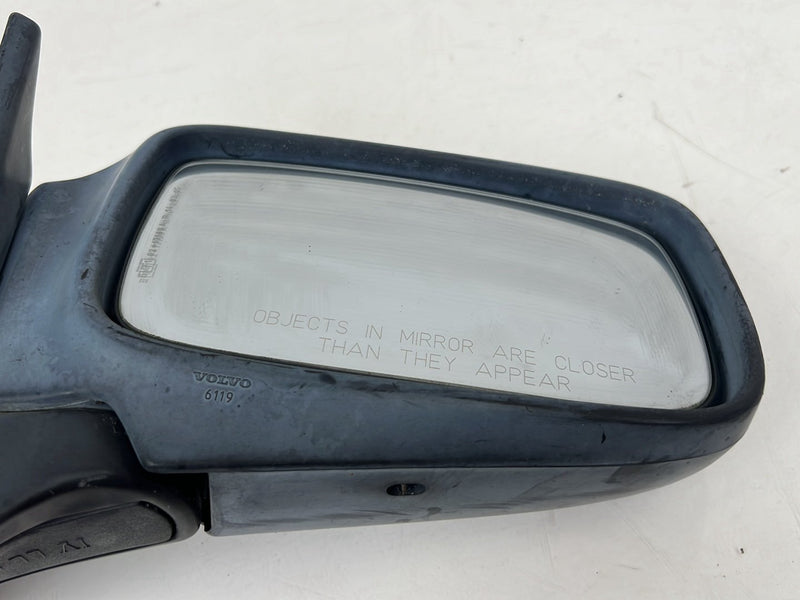 1990-1992 Volvo 740 745 940 Passenger Right Door Mirror Blue Green OEM #5956EM