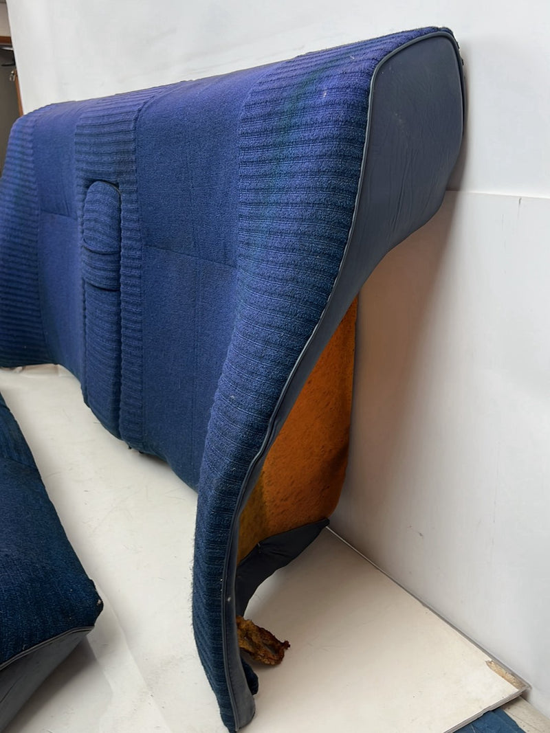 1975-1980 Volvo 244 240 *Sedan Only* Rear Bench Seat Blue Cloth OEM #5388EM