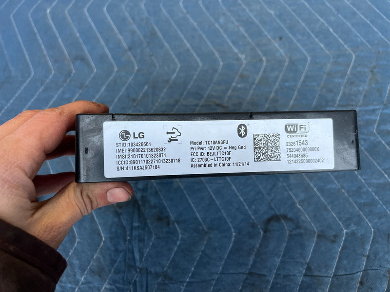 2012-2015 Chevy Cruze LG Communication Control 23261543 TC10AN3FU OEM #2197CN