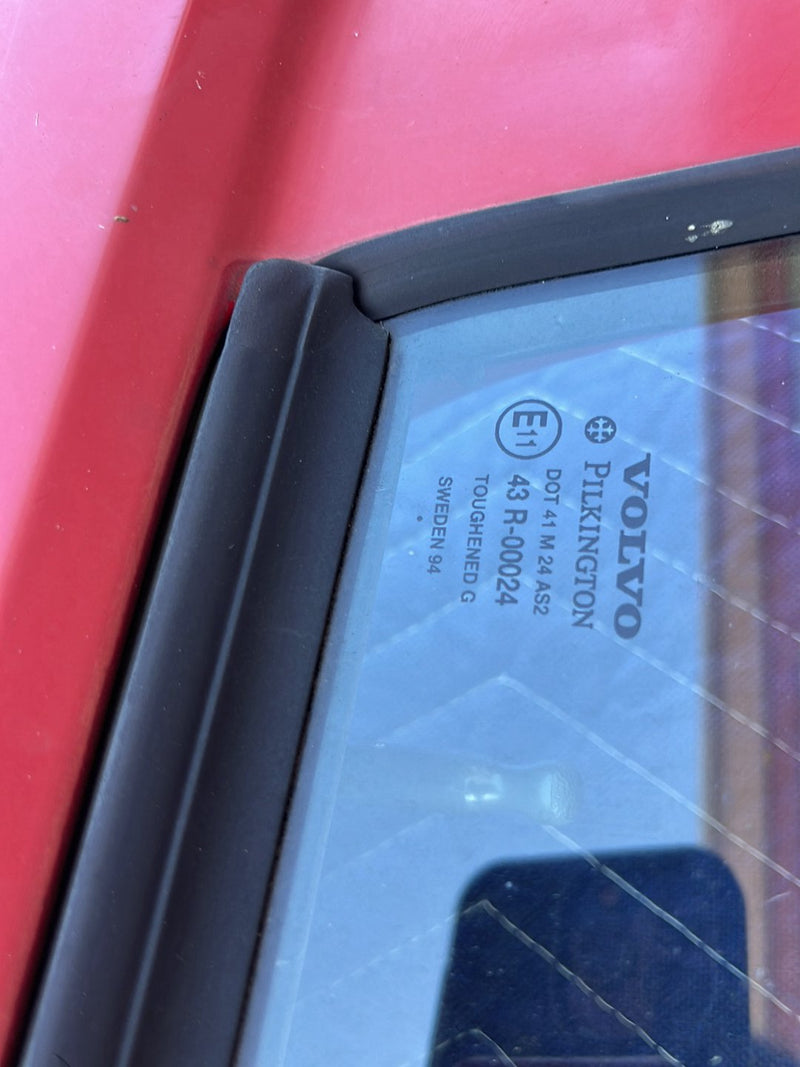 1993-1997 Volvo 850 Front Passenger Right RH Door Assembly Red OEM