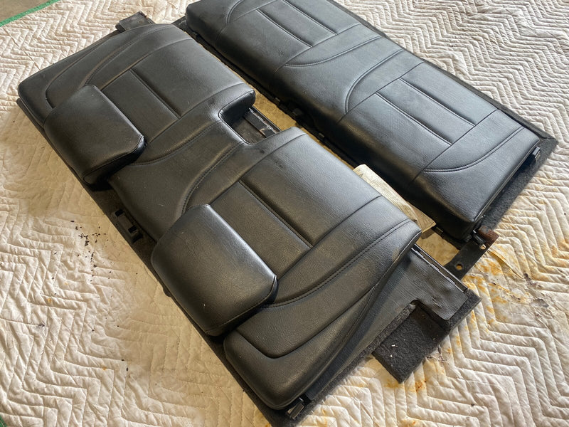 98-00 Volvo V70 V70R XC Third Row Seats Jump Seats Charcoal Leather OEM #1425E