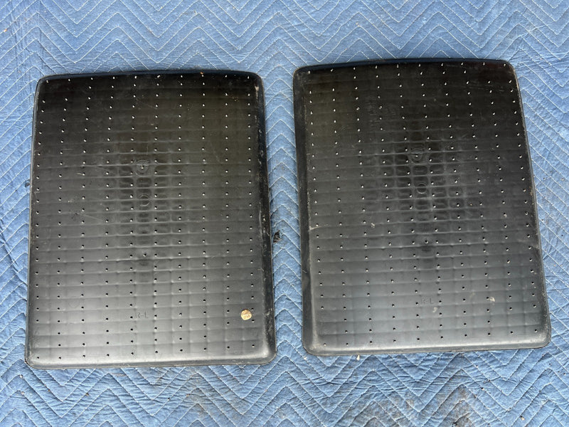 1986-1993 Volvo 240 245 Wagon Rear Left & Right Waffle Floor Mat Pair OE #4149EM