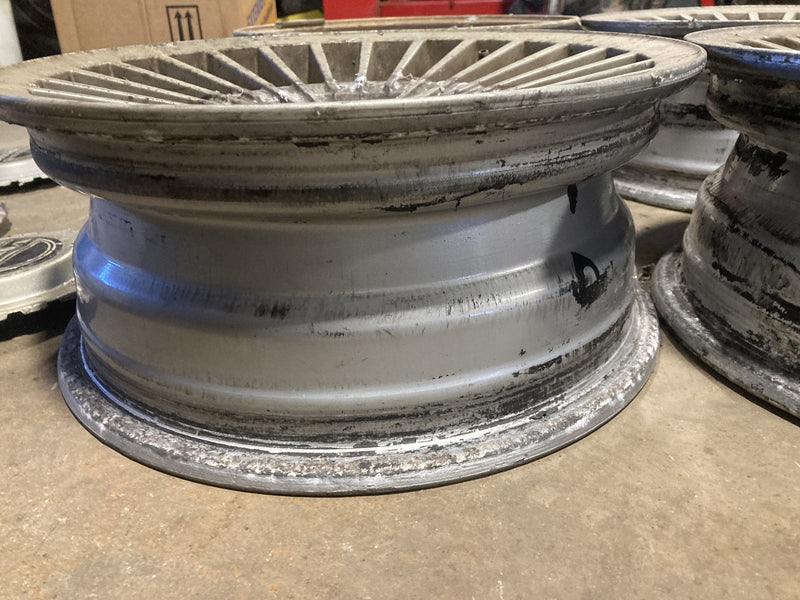 1981-1985 Volvo 240 245 Wheel Set Corona Alloy Turbine 1272200 OEM