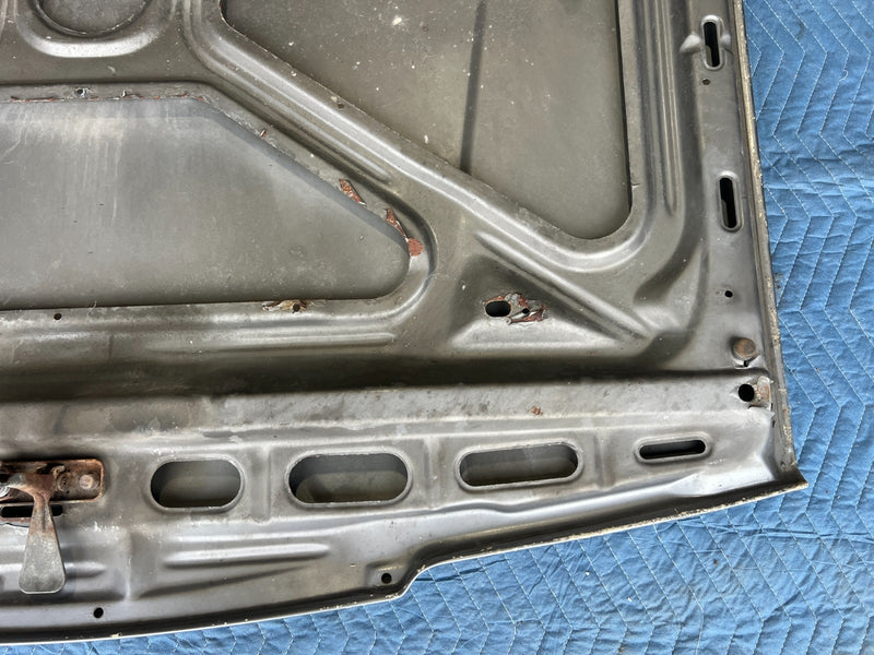 1986-1993 Volvo 240 244 245 Front Hood Panel Engine Bonnet Gray OEM #4464EM