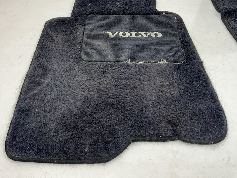 1975-1980 Volvo 244 240 Dark Blue Floor Mat Set of 3 Carpet OEM #5394EM