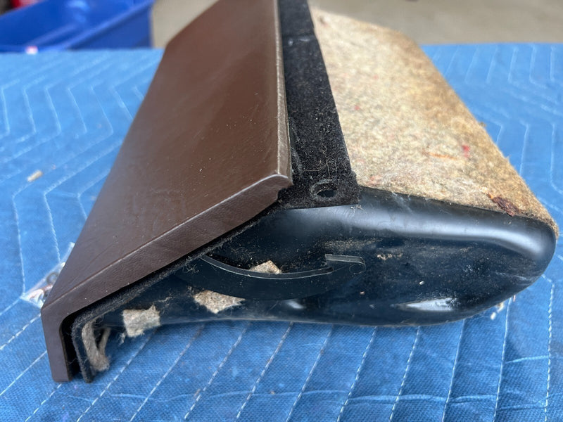 1983-1985 Porsche 944 Dashboard Dash Brown Glove Box Compartment OEM #2420EM