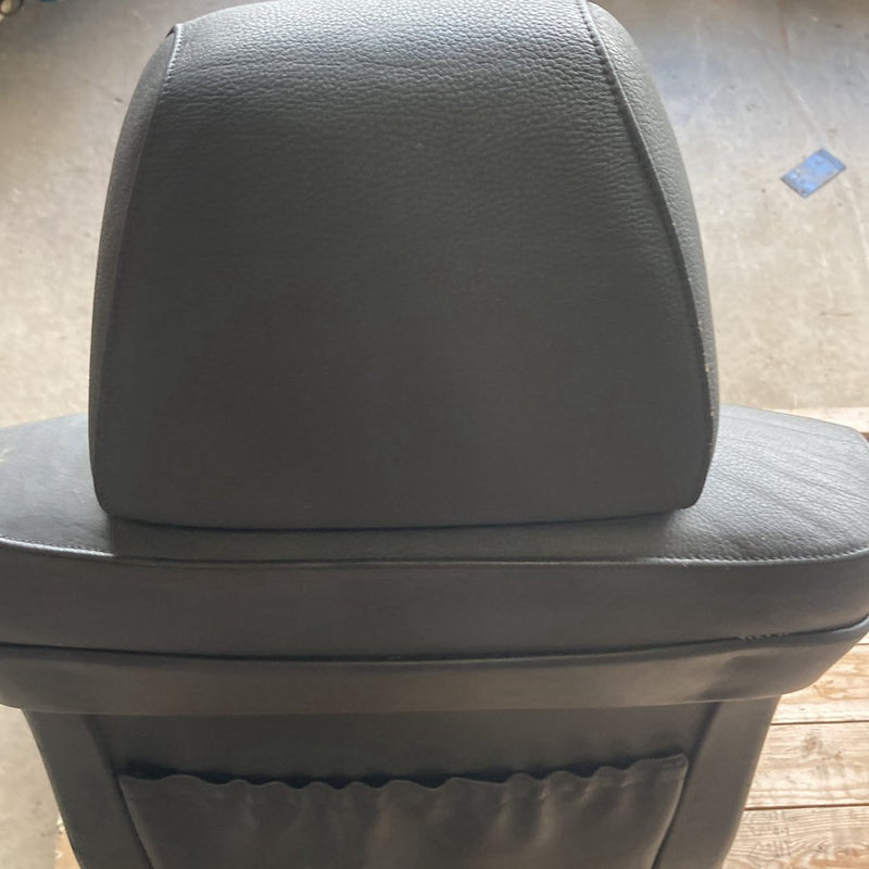 2003-2007 BMW 545i E60 Seat Front Left Driver Black Leather OEM #4980M