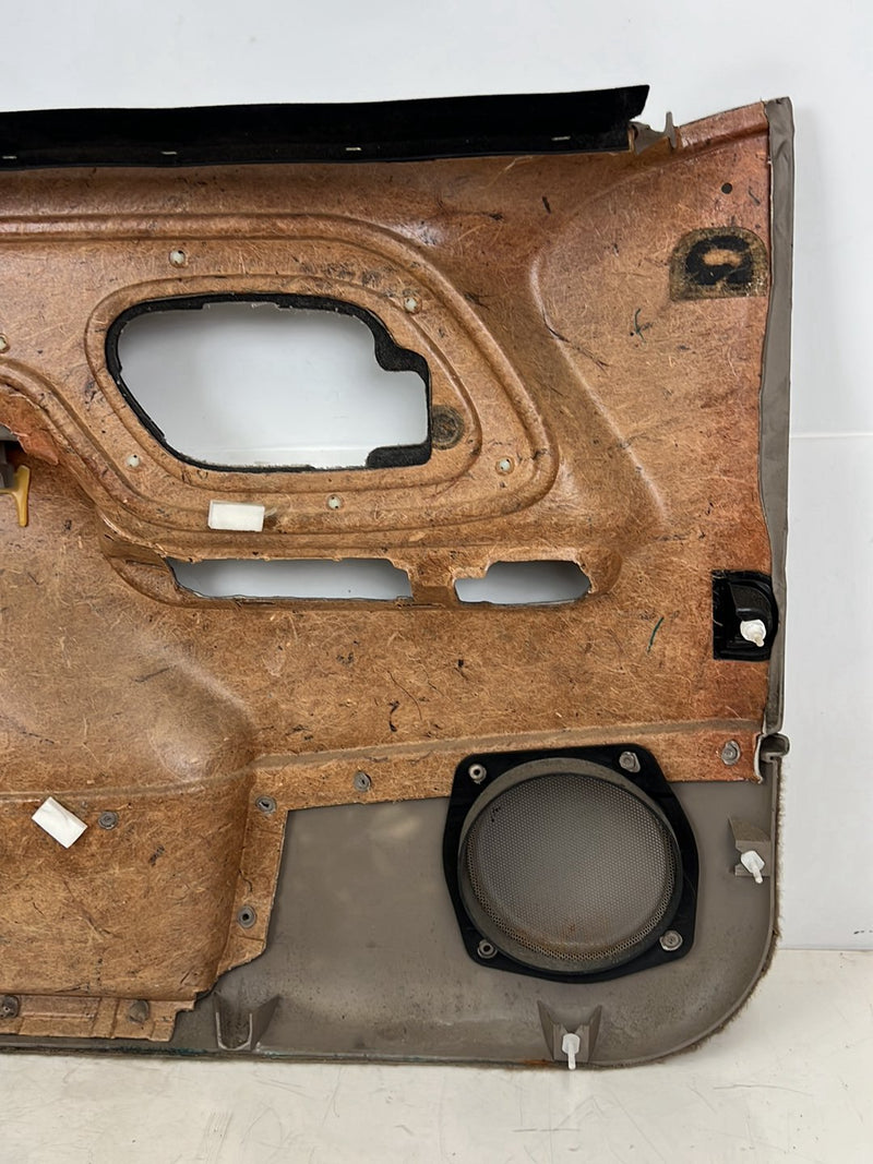 1995-1998 Chevrolet GMC C/K Left & Right Door Card Trim Panel Pair Tan OEM