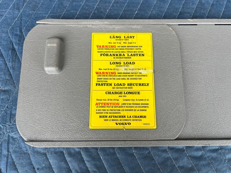 1989-1995 Volvo 740 940 Sedan Rear RH Pass Through Panel Trim 1350325 OE #3767EM