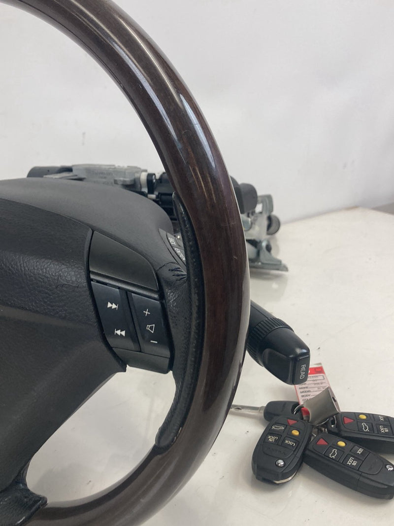 2003-2006 Volvo XC90 Steering Column Wheel, Ignition, Stalks w/ Key OEM #4866M