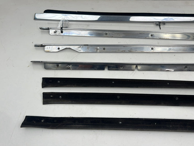 1976-1979 Cadillac Seville Chrome Door Belt Line Trim Set of 4 OEM #5586EM