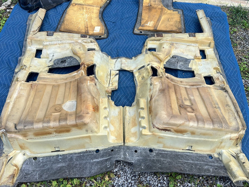 1996-2003 Audi S8 D2 A8 Front Rear Left Right Molded Carpet Set Gray OEM #6480EM