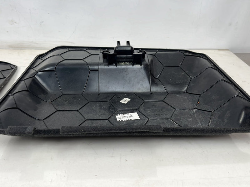 1996-2003 Audi S8 D2 A8 Rear Trunk Right & Left Carpet Panel Trim Pair Black OEM #6378EM