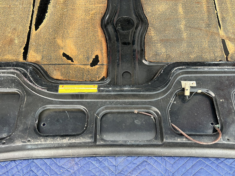 1983-1985 Porsche 944 Engine Bonnet Hood Panel Assembly Black OEM #5716EM