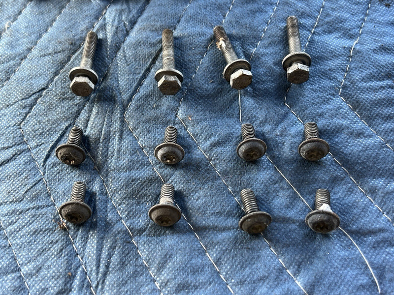 1998-2003 Jaguar XJR XJ8 X308 Door Hinge Bolt Set Hardware OEM #4722E